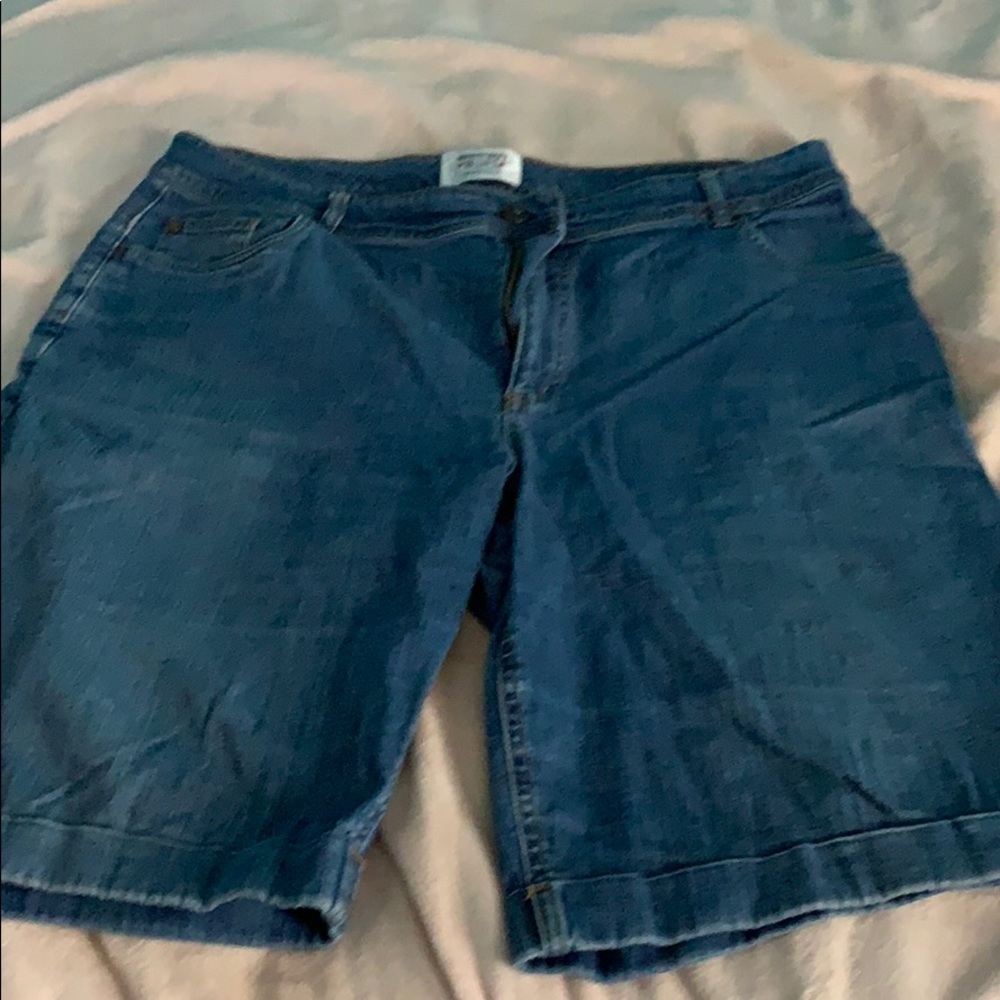 Denim shorts